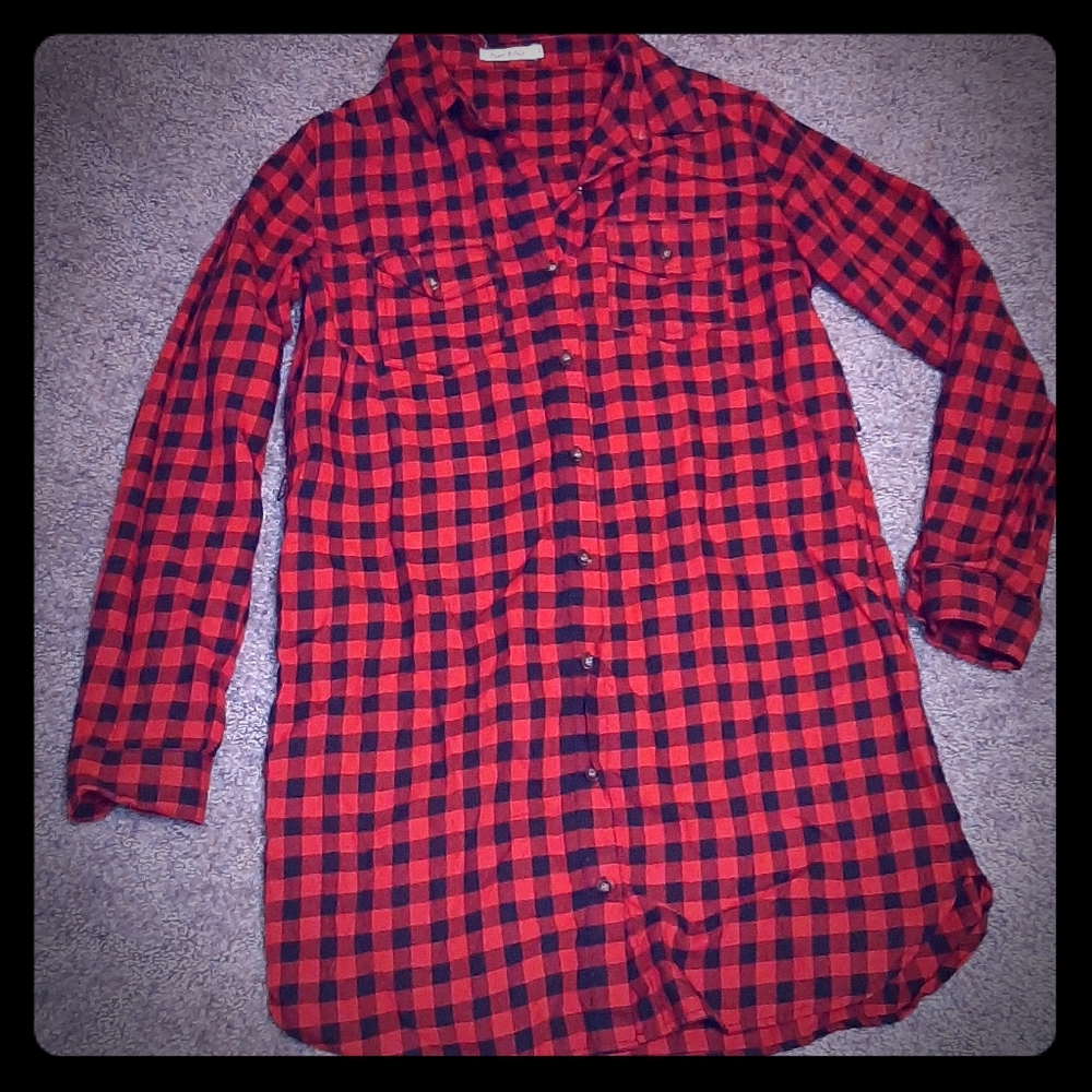 Plaid lumberjack dress